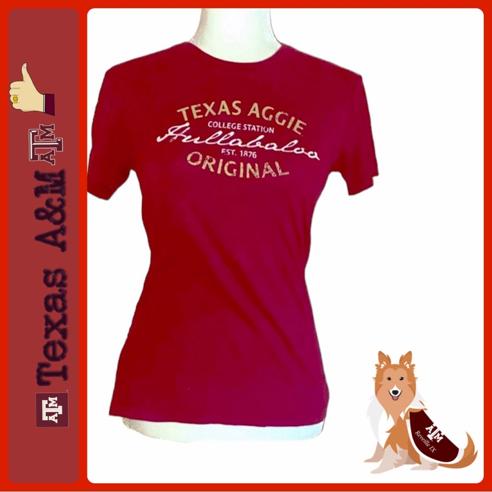 Texas A&M Aggie Hullabaloo Maroon T-shirt